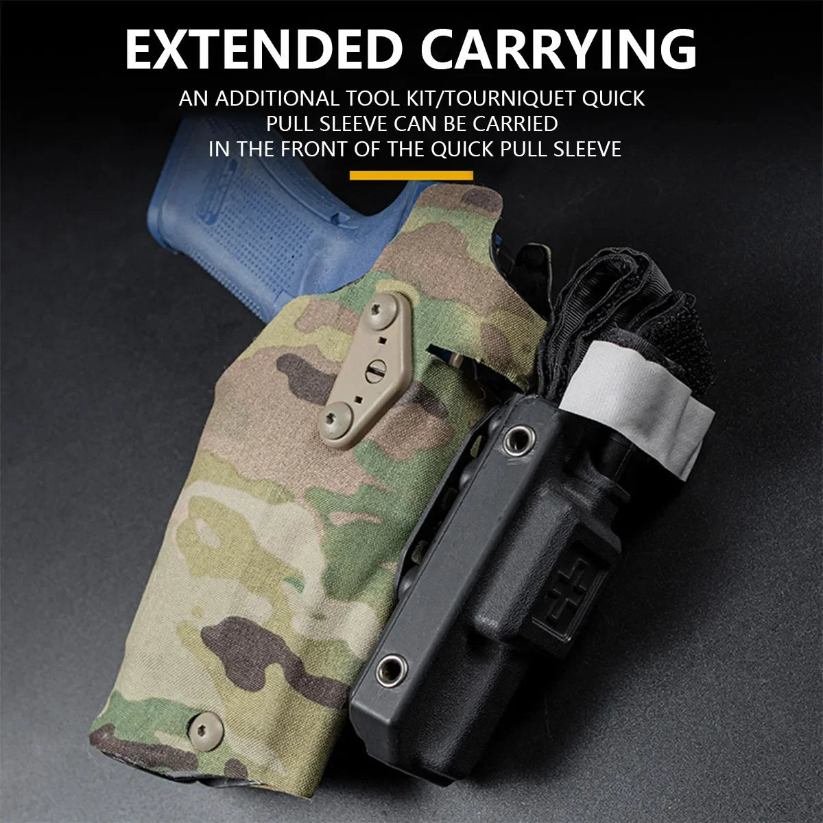 Holster Tactique 6354DO – Pour Glock 17/19 avec Lampe X300/X300U - BLACKBEARD OUTDOOR INDUSTRIES