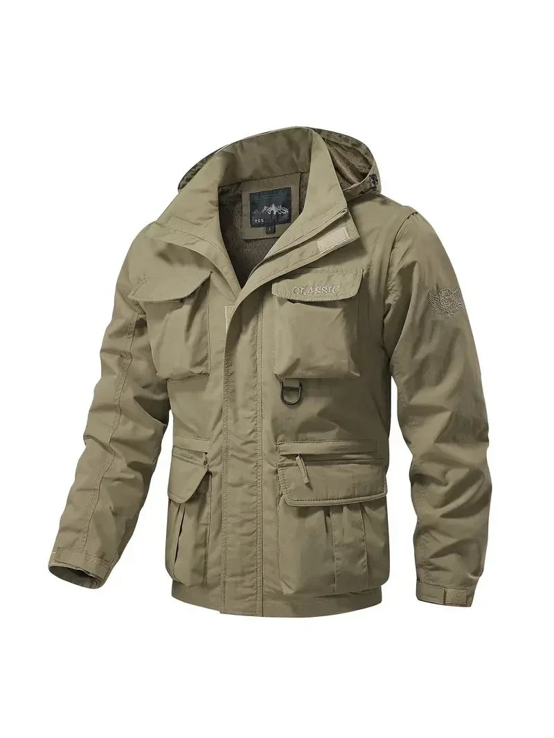Veste Cargo Multi-Poches Homme – Imperméable & Modulable - BLACKBEARD OUTDOOR INDUSTRIES