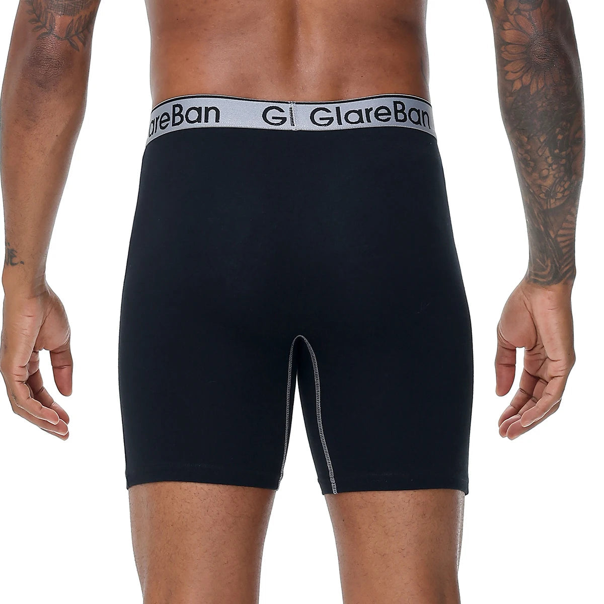 Pack de 4 Boxers Mi-Long pour Hommes - Coton Respirant BLACKBEARD OUTDOOR INDUSTRIES