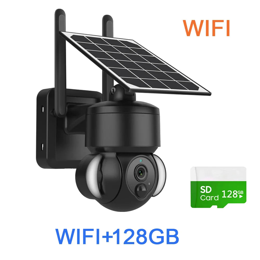 Caméra de Surveillance Solaire 4MP SHIWOJIA – 4G / WiFi | Batterie 7500mAh | PTZ 360° | Vision Nocturne Couleur | Audio Bidirectionnel | Étanche IP65 Ma boutique
