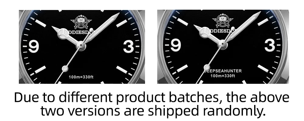 Montre Homme ADDIESDIVE AD2023-1 – Quartz Japonais VH31 – Étanche 100M – Verre Saphir Bulle – Style Business/Diver - BLACKBEARD OUTDOOR INDUSTRIES