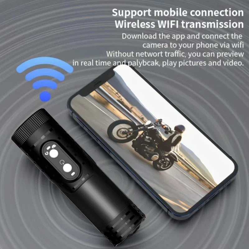 Caméra Sport 4K WiFi Luxuglow – Étanche IP66, Grand Angle 120°, Stabilisation Vidéo Ma boutique