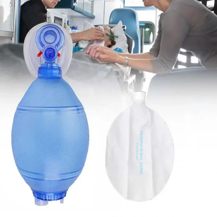 Kit de Réanimation Manuelle pour Enfant avec Masque Transparent et Sac PVC + Tuyau d'Oxygène et Sac de Réservoir - BLACKBEARD OUTDOOR INDUSTRIES