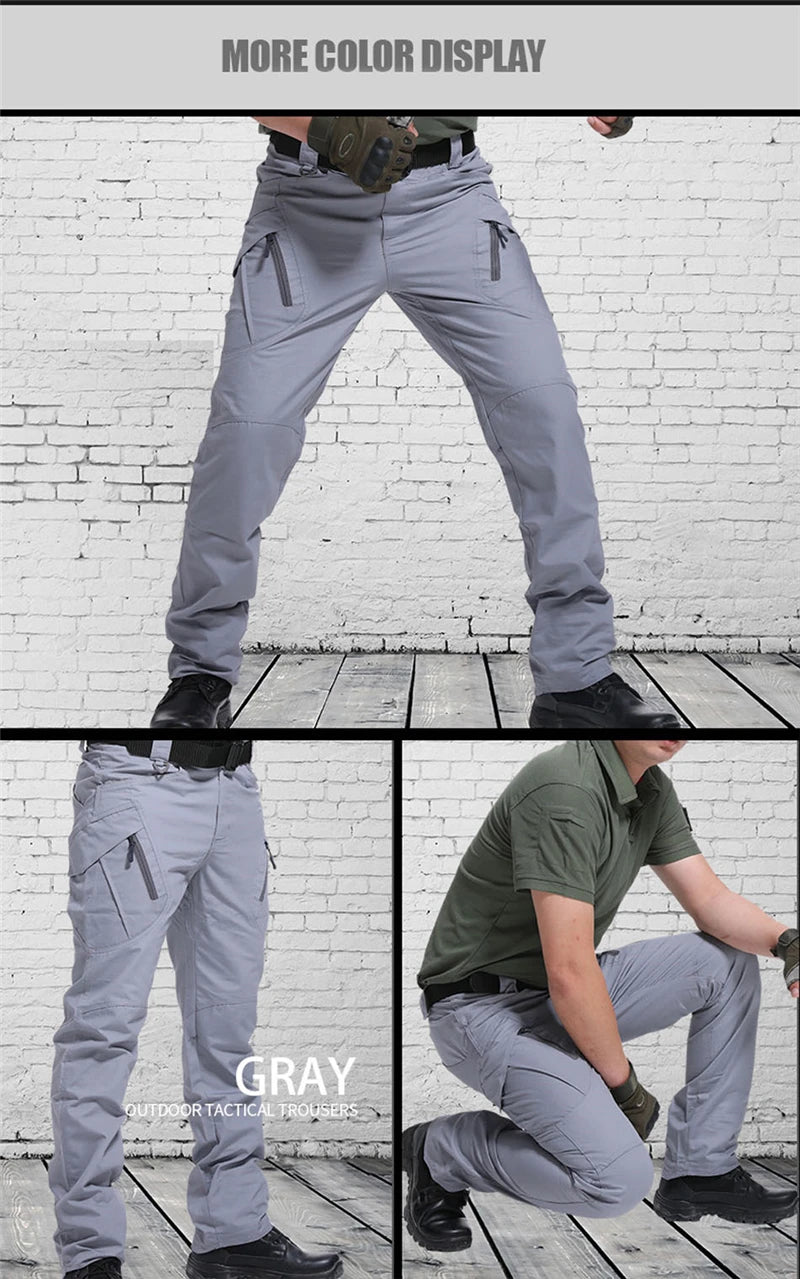 Pantalon Cargo Tactique Homme Outdoor – Imperméable SWAT Camouflage Multi-Poches - BLACKBEARD OUTDOOR INDUSTRIES