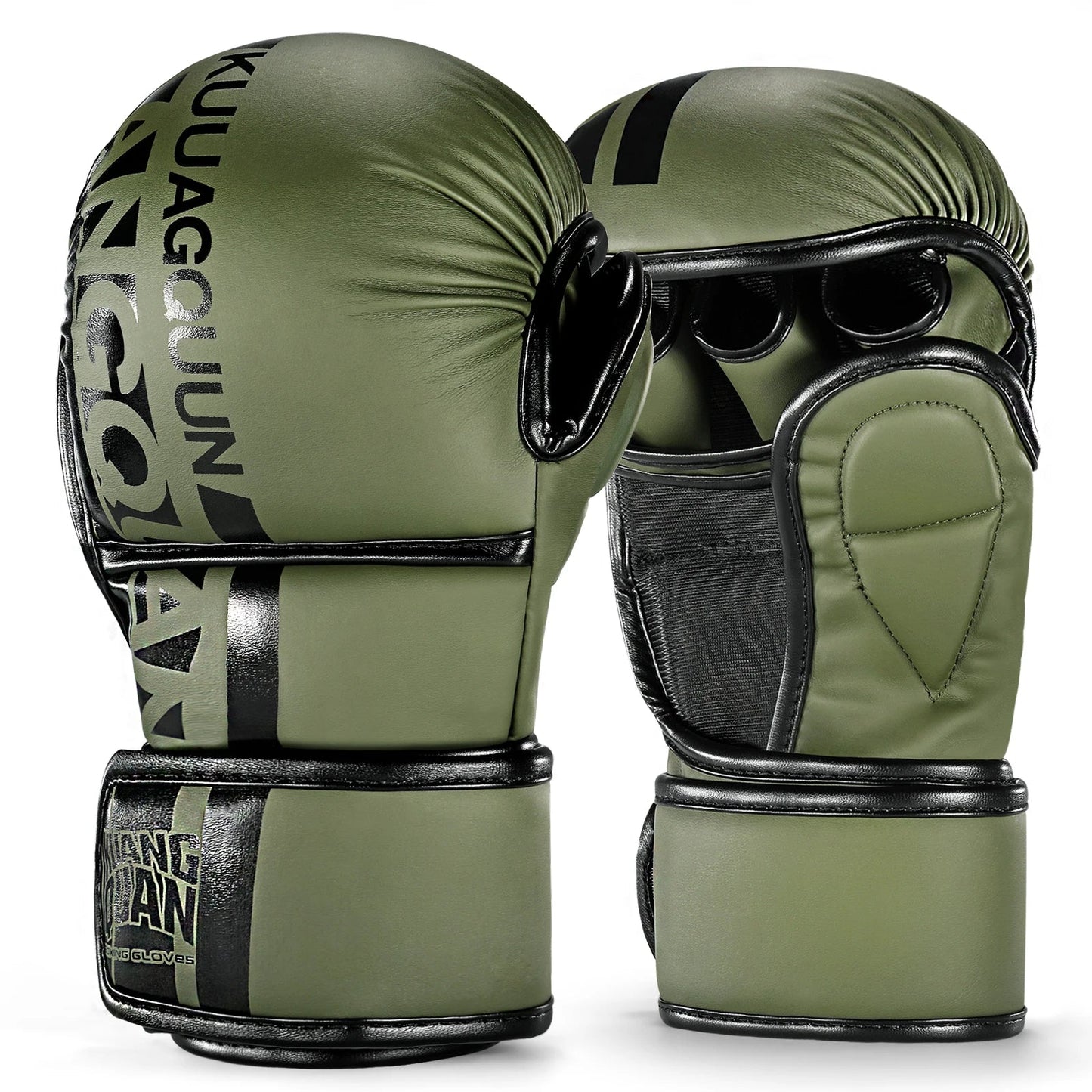 Gants MMA à Paume Ouverte pour Sparring & Grappling – Pour Hommes et Femmes, Sports de Combat, MMA, Boxe, Muay Thai, Kickboxing BLACKBEARD OUTDOOR INDUSTRIES