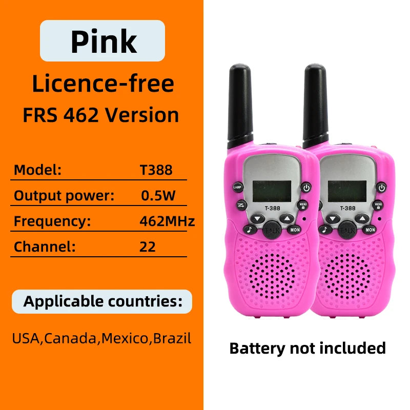 Talkie-Walkie pour Enfants T388 - Communication Amusante et Sécurisée - BLACKBEARD OUTDOOR INDUSTRIES