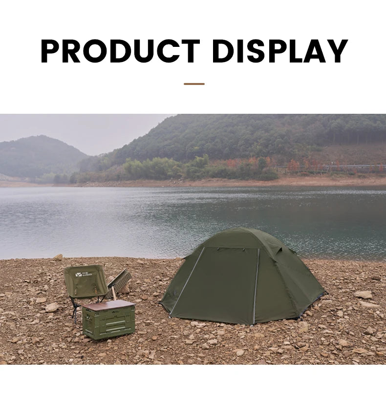 MOBI GARDEN Tente de Trekking pour Camping et Randonnée - 3/4 Personnes - BLACKBEARD OUTDOOR INDUSTRIES