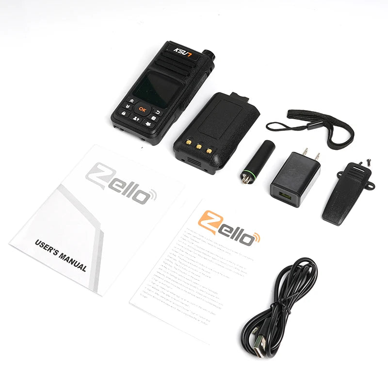 KSUT ZL18 Talkie-Walkie Professionnel 4G WiFi Zello POC — Communication Sans Limite - BLACKBEARD OUTDOOR INDUSTRIES