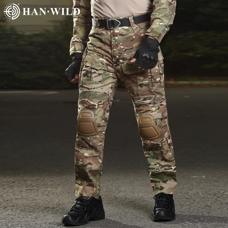 Ensemble Tactique Camouflage CP Gen3 – Uniforme de Combat Homme avec Protections (Coudes & Genoux) pour Chasse, Airsoft et Activités Extérieures - BLACKBEARD OUTDOOR INDUSTRIES