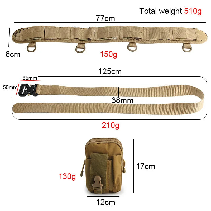 Pack Ceinturon de Combat MOLLE - Tout-en-Un Ma boutique