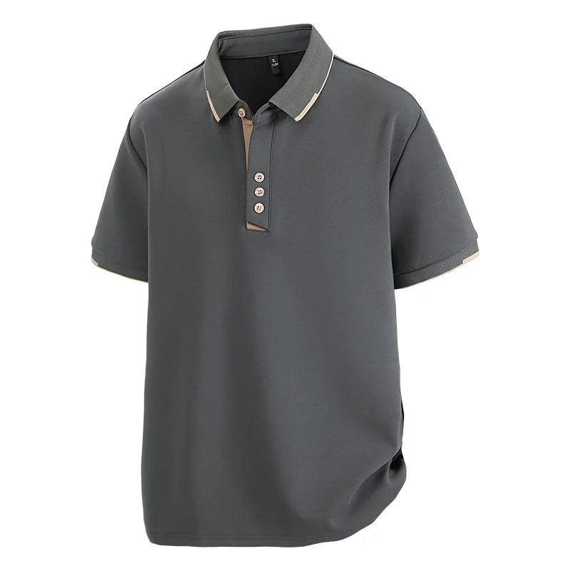 T-Shirt Homme Grande Taille 7XL–8XL | Élégance Casual Été – Col Chemise, Manches Courtes, Coton Ultra Doux Ma boutique