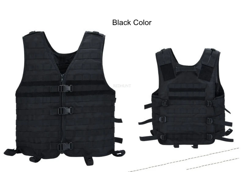 Gilet Tactique Molle pour Homme – Équipement de Chasse et de Sport avec Système d'Hydratation, Sécuritaire et Pratique pour Chasse et Pêche BLACKBEARD OUTDOOR INDUSTRIES