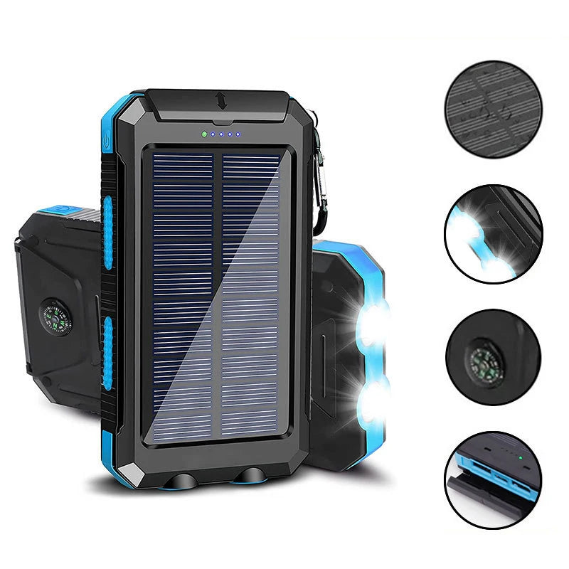 Batterie Externe Solaire 200000mAh – Chargeur Portable Ultra Haute Capacité - BLACKBEARD OUTDOOR INDUSTRIES
