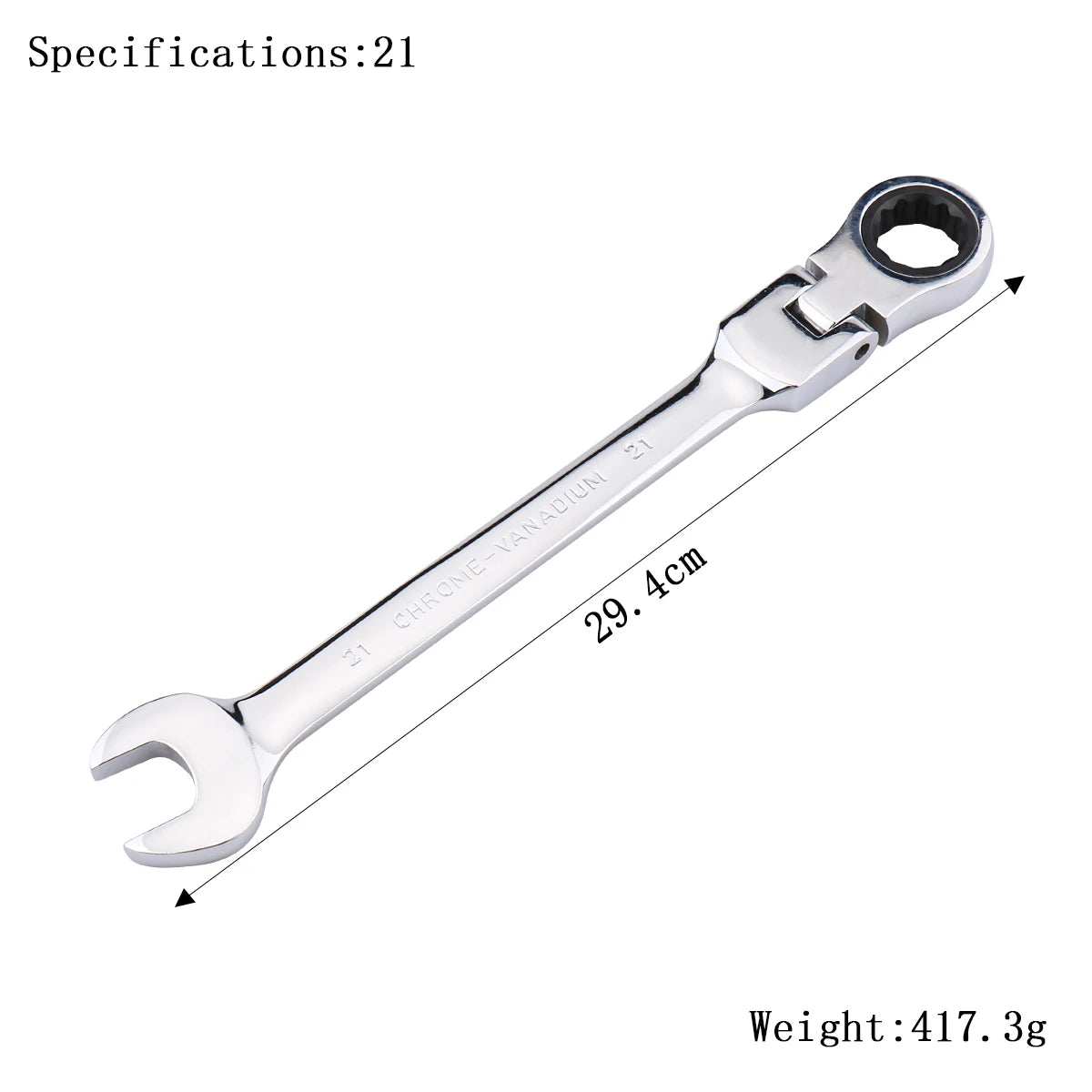 Clé à Cliquet Flexible 72 Dents en Acier Chrome Vanadium – 6 à 27 mm - BLACKBEARD OUTDOOR INDUSTRIES