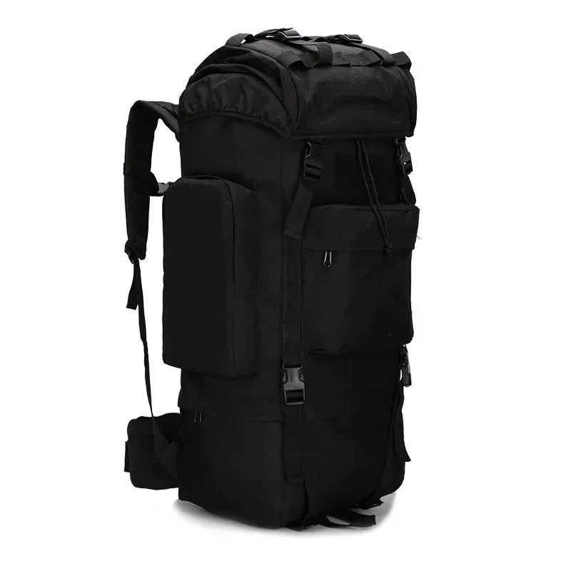 Sac à Dos de Randonnée 70L Imperméable avec Housse de Pluie – Grand Sac de Camping et Escalade - BLACKBEARD OUTDOOR INDUSTRIES