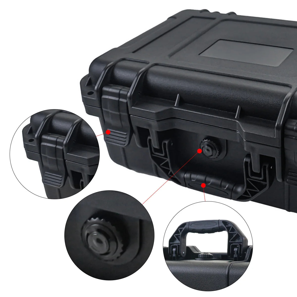 Mallette de Transport Rigide Étanche avec Mousse Prédécoupée – Boîte de Rangement de Sécurité pour Outils, Matériel, Optique, Drone Ma boutique