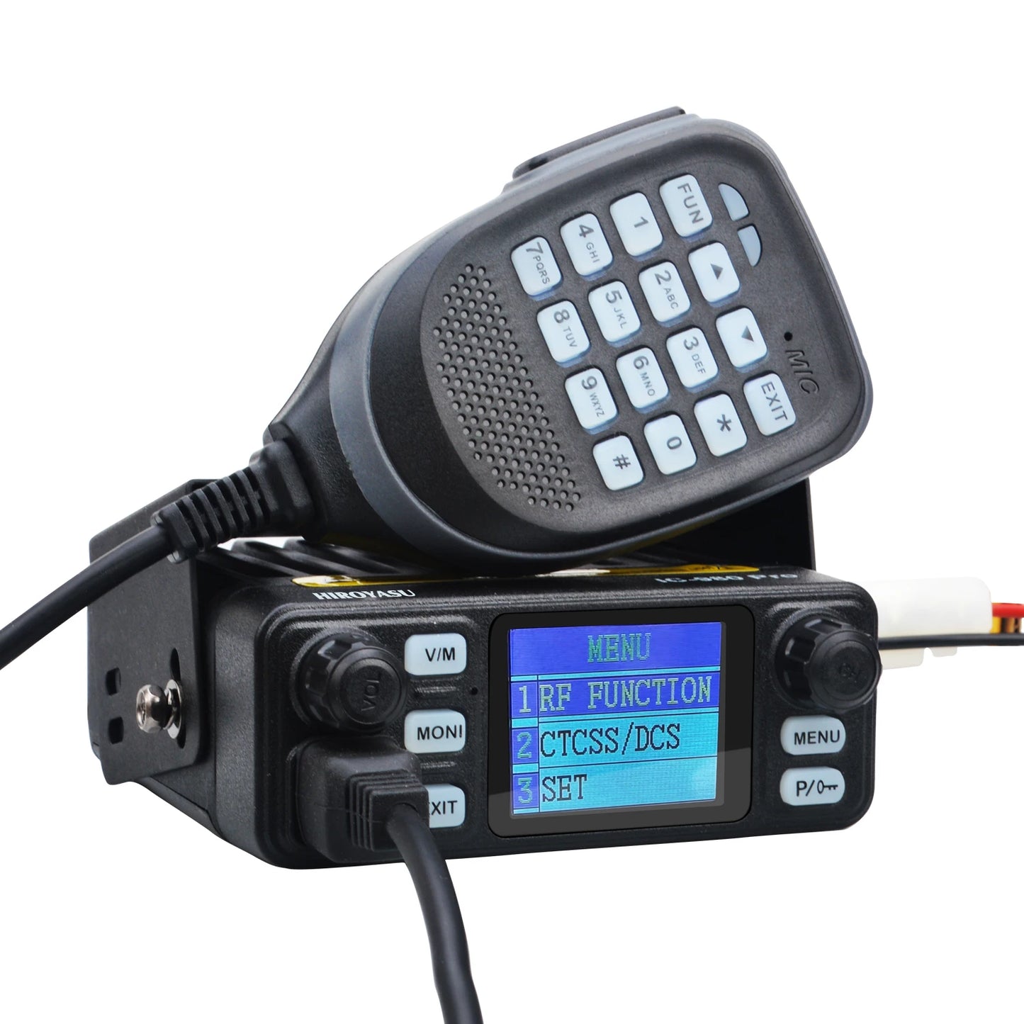 HIROYASU IC-980 Pro – Radio Mobile VHF/UHF Double Bande 25W 200 Canaux - BLACKBEARD OUTDOOR INDUSTRIES