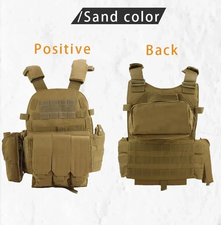 Gilet Tactique Militaire 6094 – Airsoft, Chasse, Armée, Wargame - BLACKBEARD OUTDOOR INDUSTRIES
