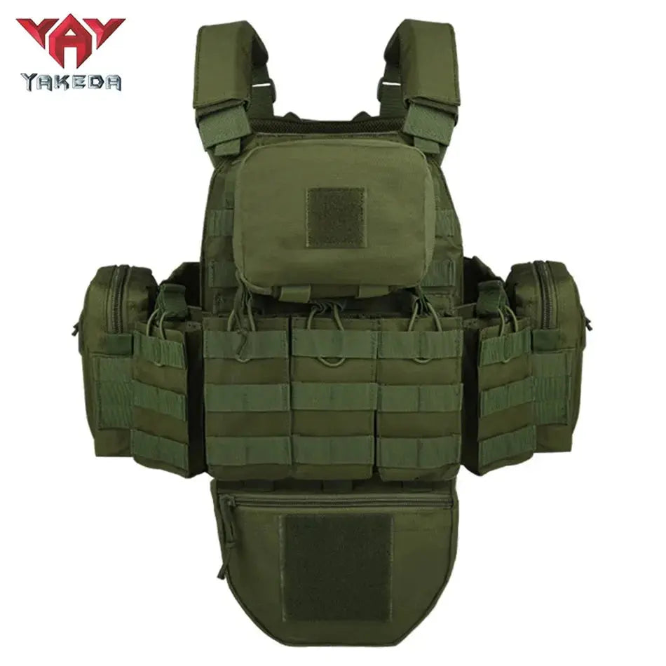 YAKEDA Plate Carrier Tactique – Gilet Modulaire avec Poches Incluses Ma boutique