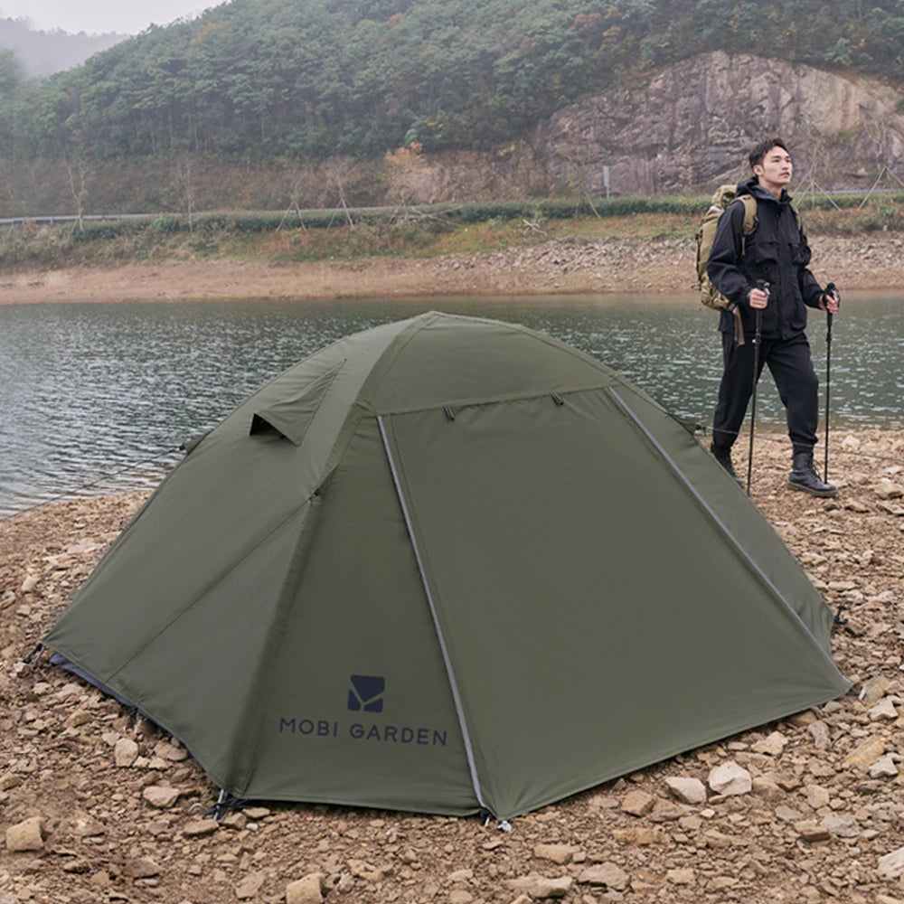 MOBI GARDEN Tente de Trekking pour Camping et Randonnée - 3/4 Personnes - BLACKBEARD OUTDOOR INDUSTRIES