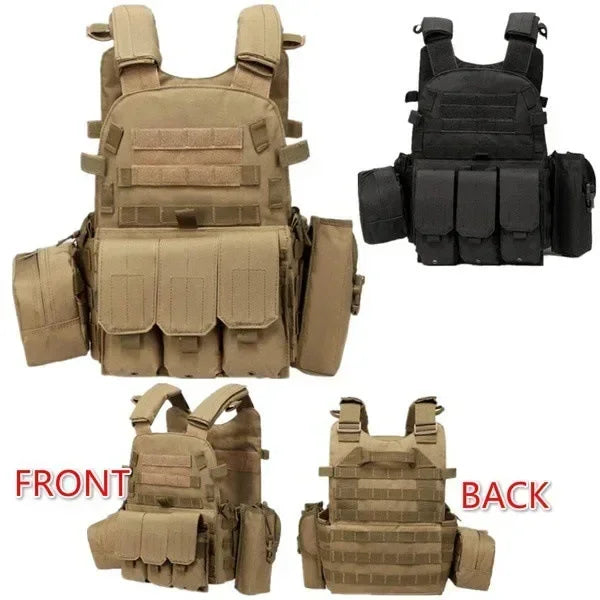 Gilet Tactique Militaire 6094 – Airsoft, Chasse, Armée, Wargame - BLACKBEARD OUTDOOR INDUSTRIES