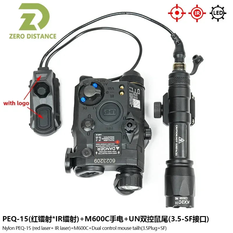 Tactical PEQ15 IR Fill Light/IR Laser et lampe de poche M600C Ma boutique