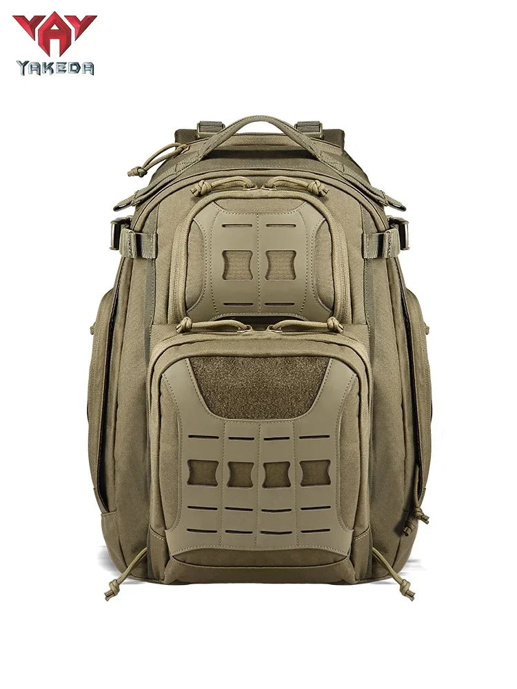 Sac à Dos Tactique YAKEDA 600D MOLLE – 40L, Étanche, Polyvalent - BLACKBEARD OUTDOOR INDUSTRIES