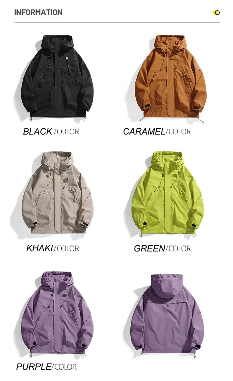 Veste Imperméable Unisexe CHRLCK – Coupe-Vent Respirante et Séchage Rapide pour Randonnée, Pêche et Camping - BLACKBEARD OUTDOOR INDUSTRIES