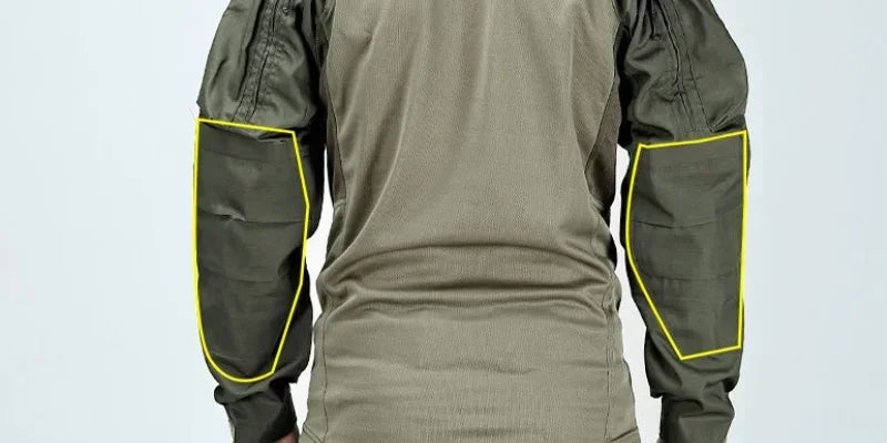 T-shirt Tactique Homme – Manches Longues Airsoft | Paintball | Militaire | Camo | Séchage rapide - BLACKBEARD OUTDOOR INDUSTRIES