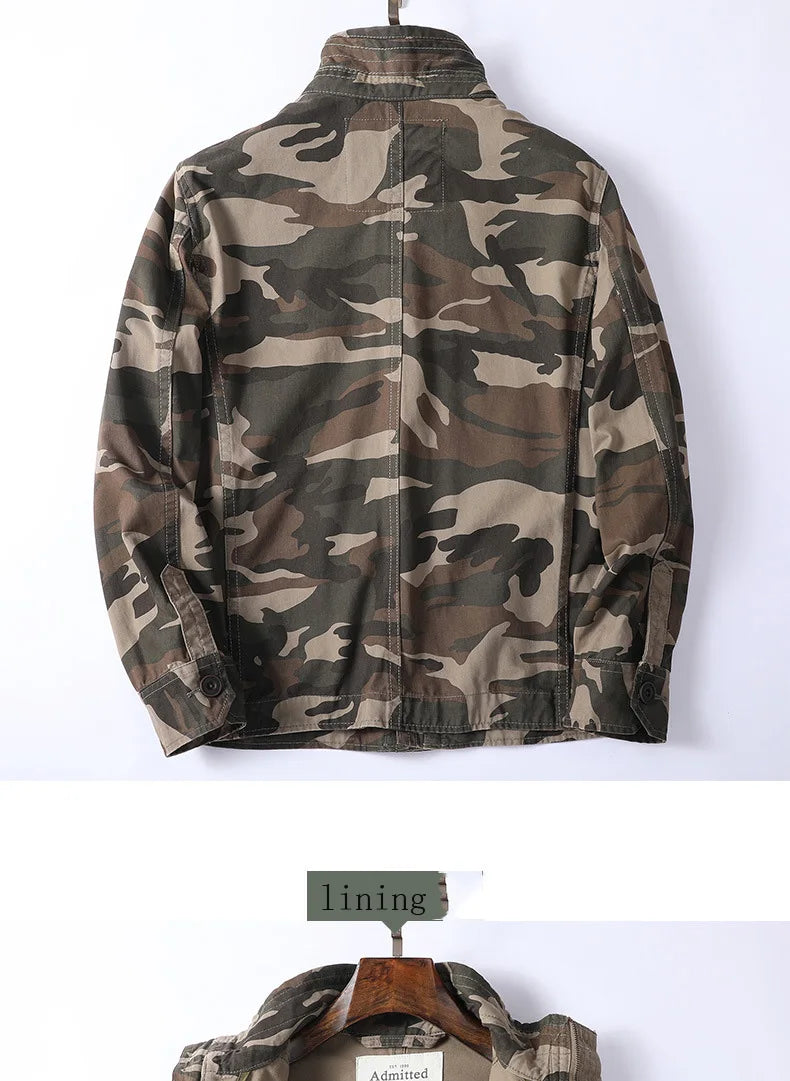 Veste Cargo en Denim pour Homme - Style Rétro avec Poches Multiples BLACKBEARD OUTDOOR INDUSTRIES