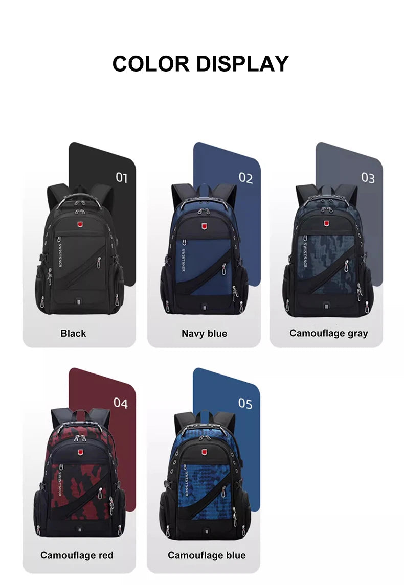 Sac à Dos Ordinateur Étanche 2025 – 17"/20" | Grande Capacité, USB, Antivol | Homme & Femme - BLACKBEARD OUTDOOR INDUSTRIES
