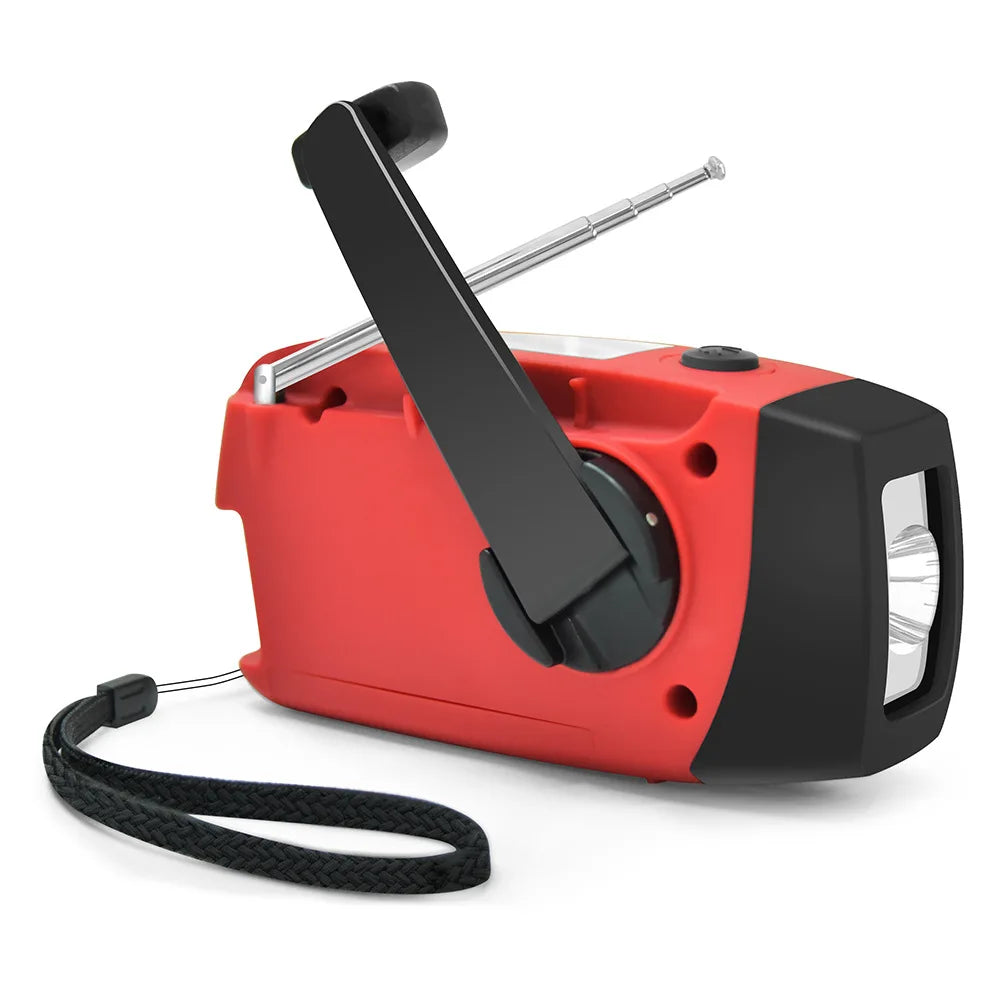 Radio d’Urgence Solaire & Dynamo – Lampe LED, Power Bank 2000 mAh, AM/FM – Spécial Outdoor & Camping - BLACKBEARD OUTDOOR INDUSTRIES