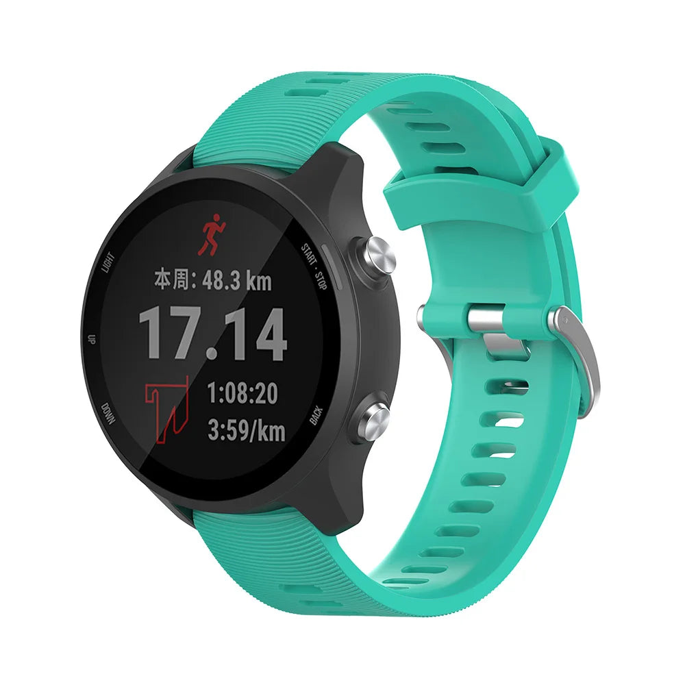 Bracelet en Silicone de 20mm pour Montre Garmin Forerunner / Venu / Vivoactive / Samsung Galaxy Watch BLACKBEARD OUTDOOR INDUSTRIES