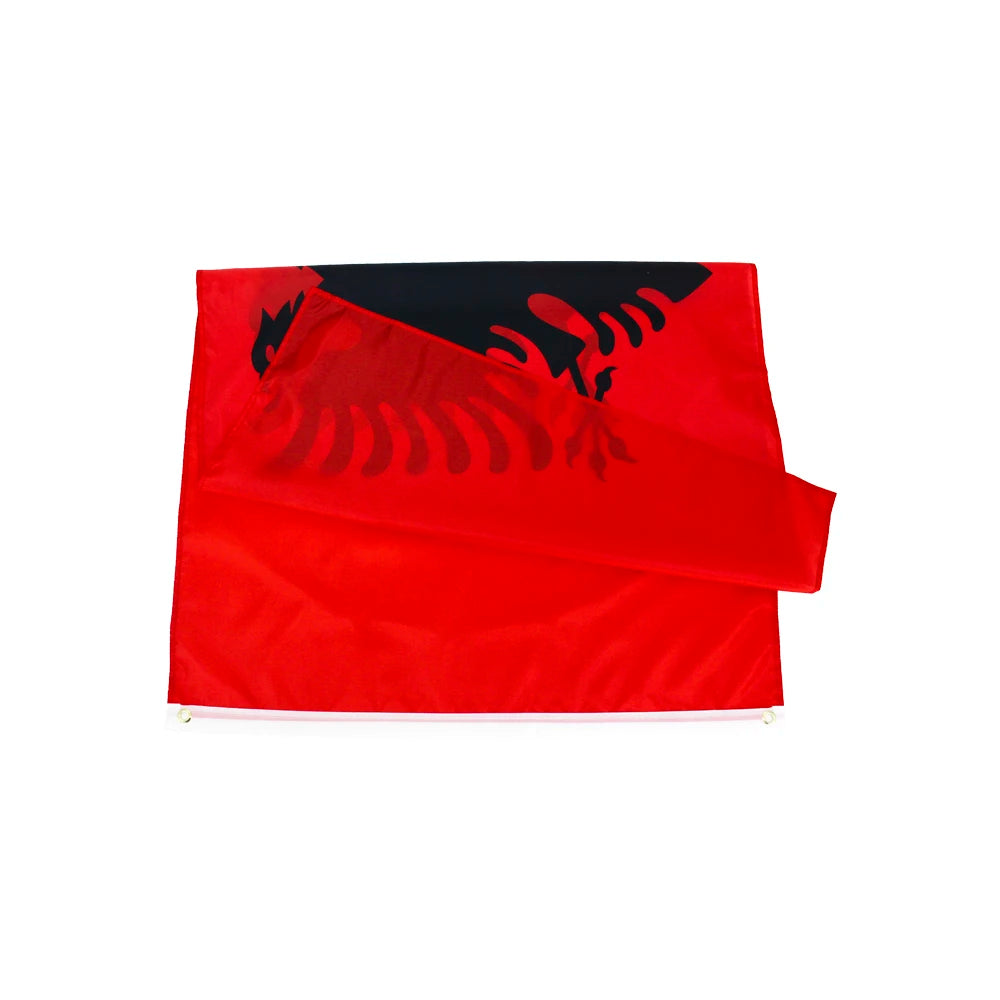 Drapeau de l'Albanie – 90x150 cm – Polyester – Drapeau National ALBANIE BLACKBEARD OUTDOOR INDUSTRIES