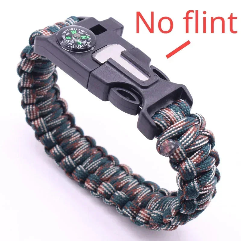 Bracelet de Survie Multi-fonction en Paracorde 4 mm – Équipement Militaire d'Urgence - BLACKBEARD OUTDOOR INDUSTRIES