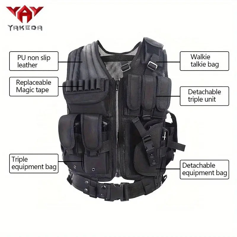 Gilet Tactique YAKEDA 600D Ma boutique