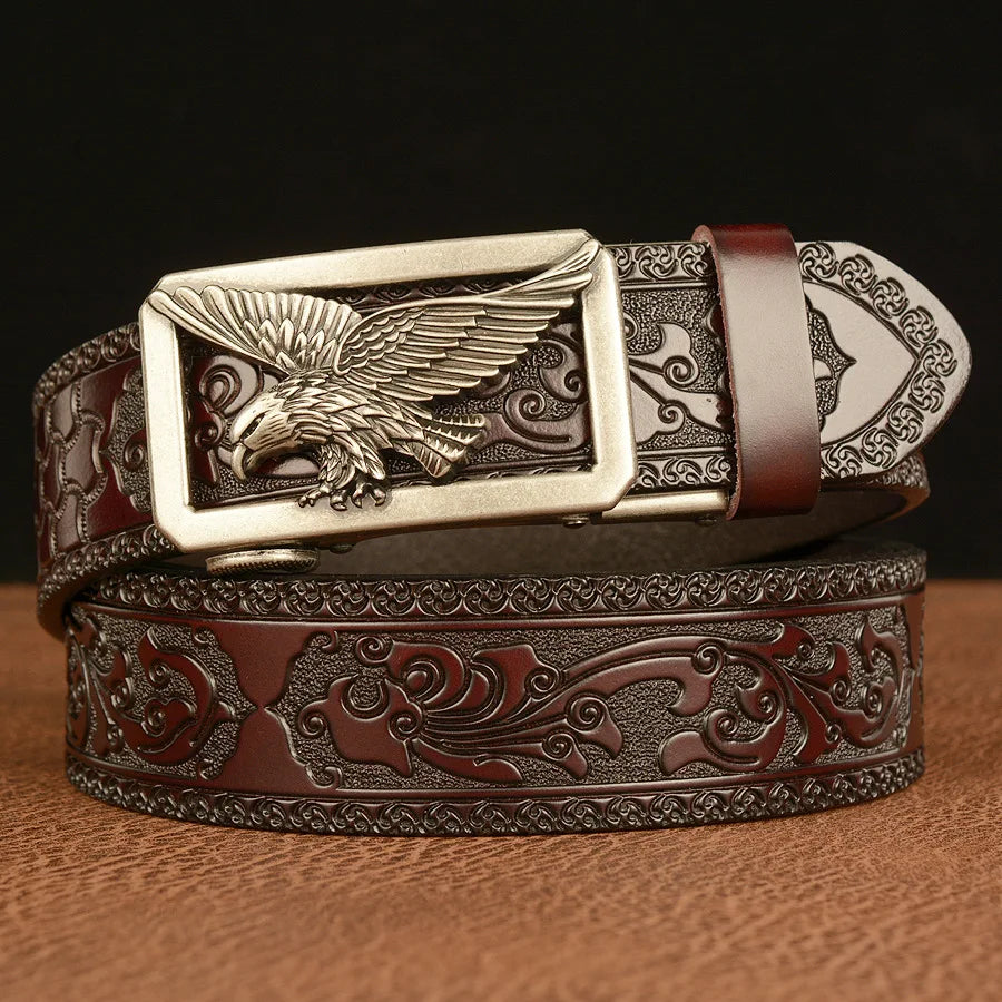 Ceinture en Cuir Véritable SupSindy - Luxe avec Boucle Métallique Ma boutique
