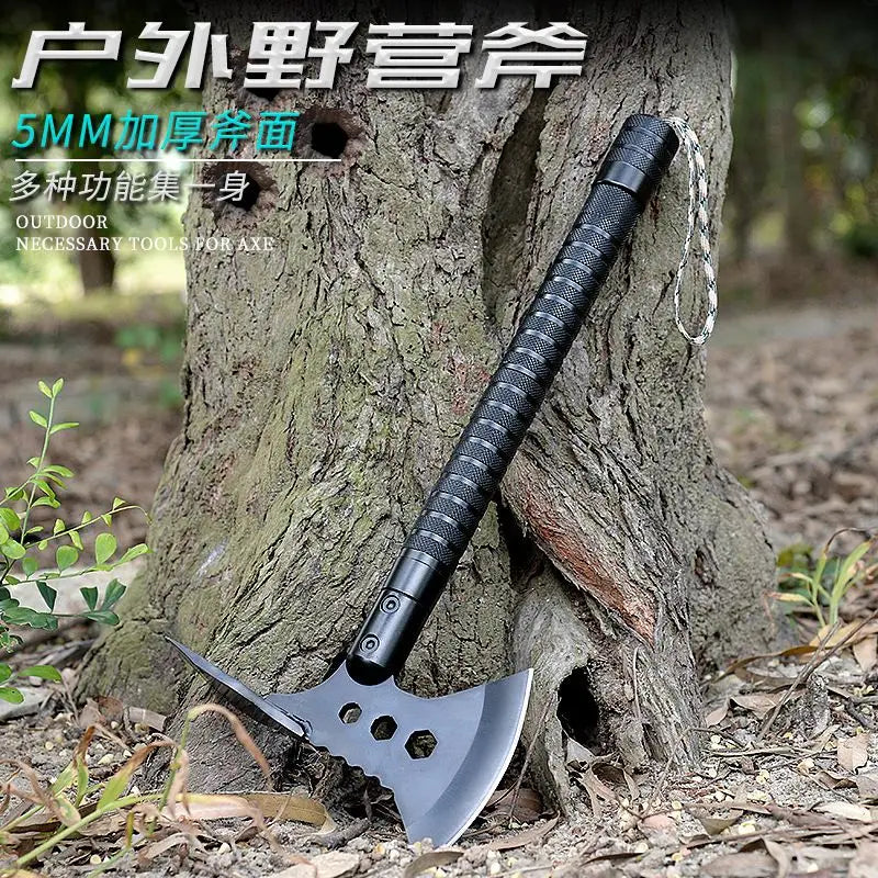 Hachette de Survie Multifonction - Tactique & Outil Multitool pour Camping - BLACKBEARD OUTDOOR INDUSTRIES