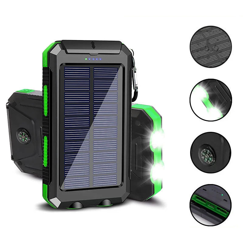 Batterie Externe Solaire 200000mAh – Chargeur Portable Ultra Haute Capacité - BLACKBEARD OUTDOOR INDUSTRIES