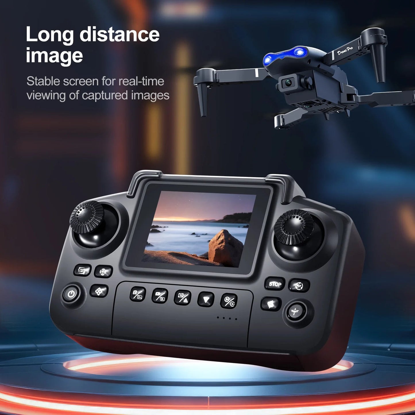 drone mini Black E88 E99 double caméras 4K HD Ma boutique
