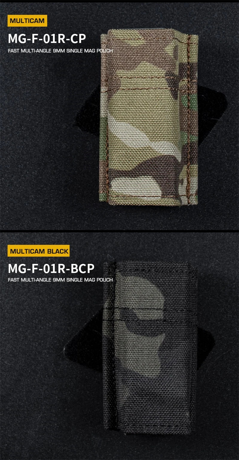 Poche à Chargeur Tactique Molle FAST Multi-Angle pour 9mm – Système de Poche à Magasin Simple BLACKBEARD OUTDOOR INDUSTRIES
