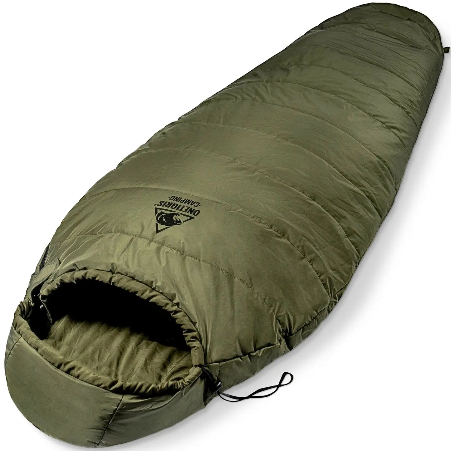 OneTigris Bushcrafter’s Sleeping Bag – Sac de Couchage Mummy 3 Saisons pour Camping, Randonnée & Survie - BLACKBEARD OUTDOOR INDUSTRIES