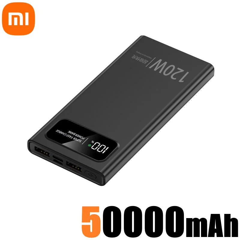 Batterie Externe Xiaomi 200000mAh – 120W Super Charge – Charge Ultra-Rapide Multi-Appareils – Écran LED – Type-C/USB-A - BLACKBEARD OUTDOOR INDUSTRIES