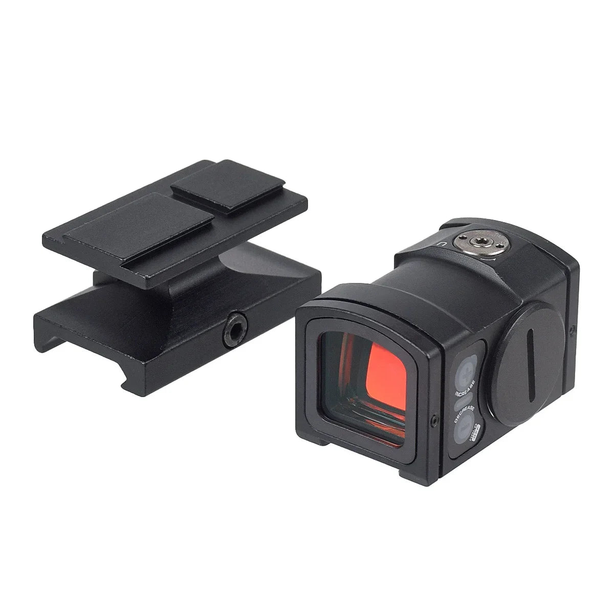 Lunette de visée tactique P-2 Red Dot 3,5 MOA avec montage haut 1,54" et fixation rail 20 mm — Pour pistolet Glock 17 MOS et carabine airsoft - BLACKBEARD OUTDOOR INDUSTRIES