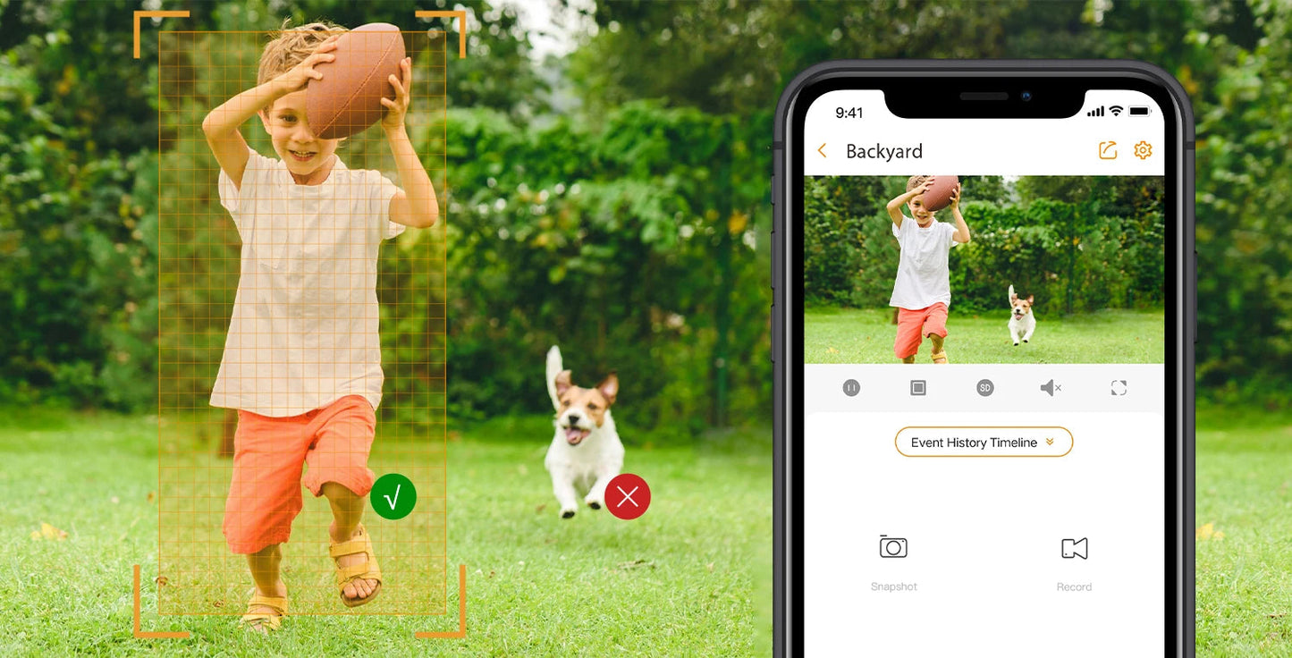 Caméra Extérieure Wi-Fi IMOU Cruiser SE+ – 4MP – Vision Nocturne Couleur – Détection Humaine IA – Zoom x8 – 360° – Étanche IP66 Ma boutique