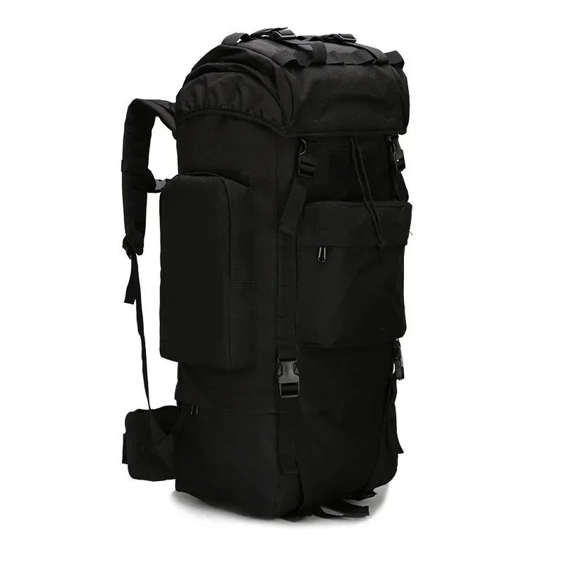 Sac à Dos de Randonnée 70L Imperméable avec Housse de Pluie – Grand Sac de Camping et Escalade - BLACKBEARD OUTDOOR INDUSTRIES