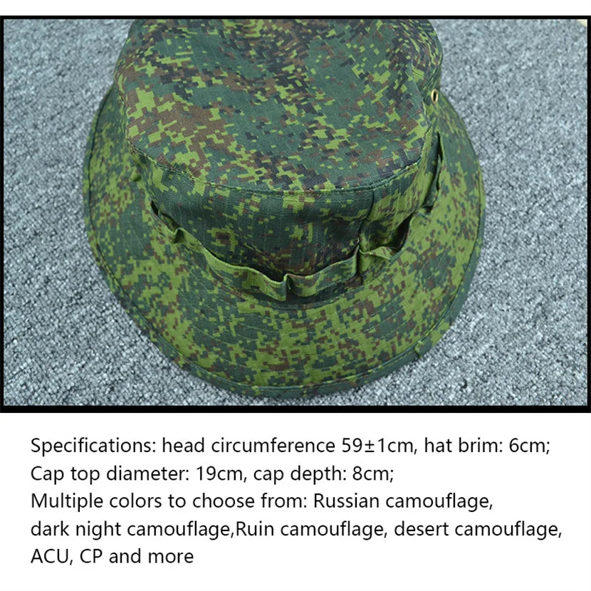 Chapeau Tactique Boonie Camouflage pour Homme – Idéal Chasse, Pêche, Randonnée & Airsoft - BLACKBEARD OUTDOOR INDUSTRIES