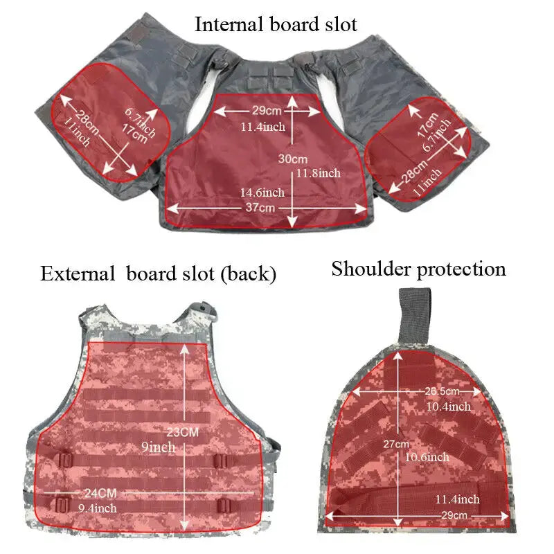Molle OTV Combat Vest – Gilet de Combat Tactique Ajustable Ma boutique