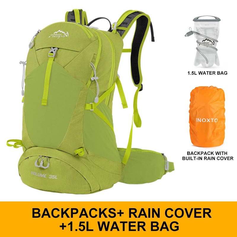 Sac à Dos de Randonnée 35L – Imperméable avec Housse de Pluie Intégrée | Mixte Homme/Femme - BLACKBEARD OUTDOOR INDUSTRIES