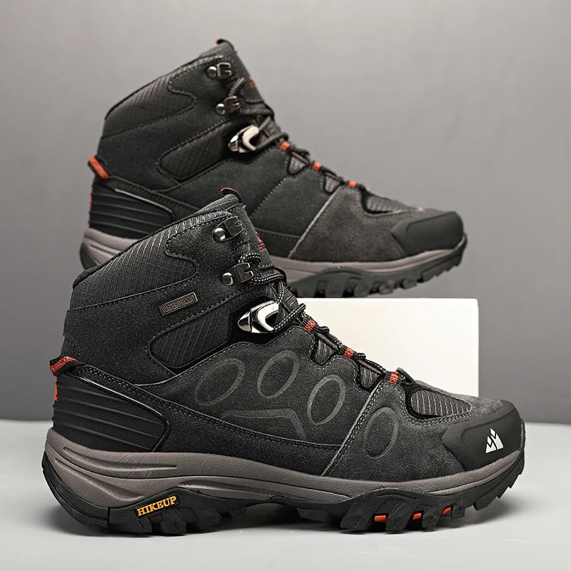 Bottes de Randonnée Hautes pour Homme – Chaussures Outdoor d’Hiver, Lacets, Antidérapantes, Confortables et Chaudes, Idéales pour Trekking et Activités Sportives - BLACKBEARD OUTDOOR INDUSTRIES